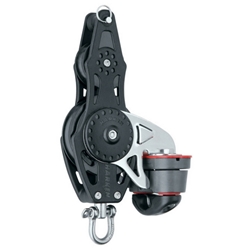 Harken 57 mm Fiddle Block 2624 - Swivel, Becket, Cam Cleat | Blackburn Marine - Harken Hardware